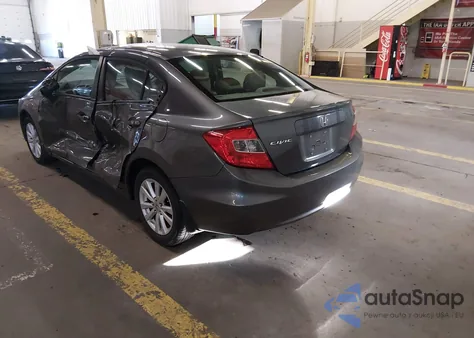 2012 Honda Civic Ex from USA, damaged, VIN 2HGFB2F87CH307728